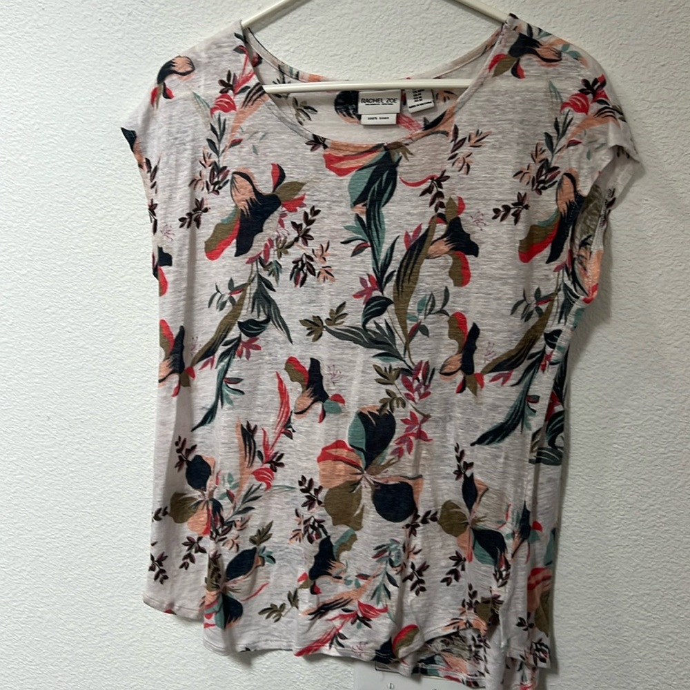 Women’s tropical linen top
